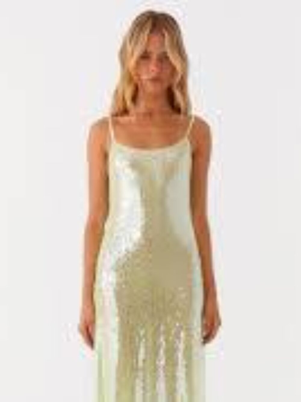 Pepper Mayo - Higher Level Sequin Maxi Dress - Mint - Picture 2 of 2
